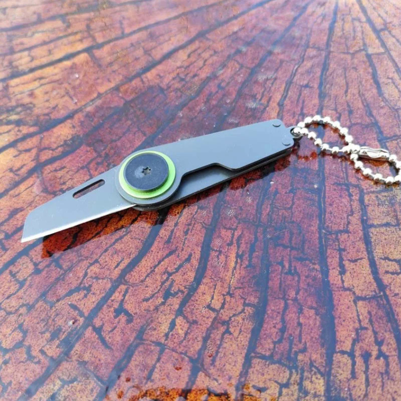 Tactical Mini Pocket Folding Knife Survival Portable Camping EDC Key Chain Tool Outdoor Tools Expres