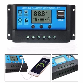 PWM solar charge controller 12/24 10A/30A "พร้อมส่ง มีเก็บปลายทาง"🎉