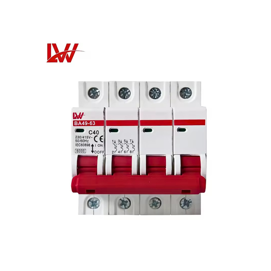 เบรกเกอร์ 4P DC1000 V 25A/32A/63A/125A MINI CIRCUIT BREAKER สินค้าพร้อมส่งจากไทย