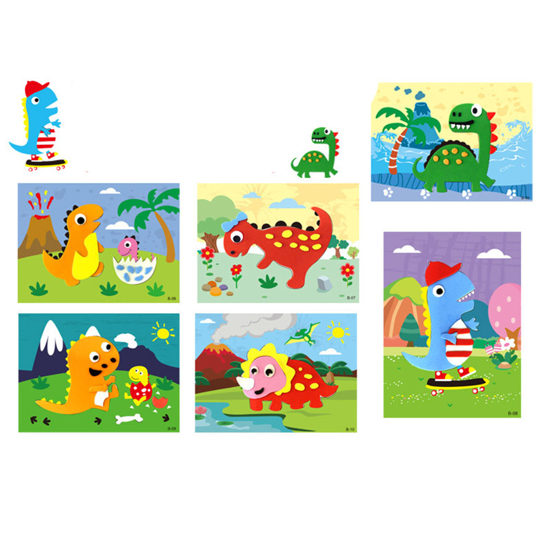 Diy 3D Eva โฟมสติกเกอร์ศิลปะและงานฝีมือสําหรับเด็กการเรียนรู้การศึกษาเด็ก - รูปที่ 3