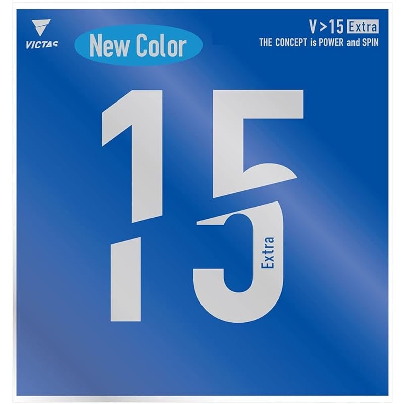ยางปิงปอง VICTAS V>15 Extra Back Soft High Energy Tension Blue 2.0 020461
