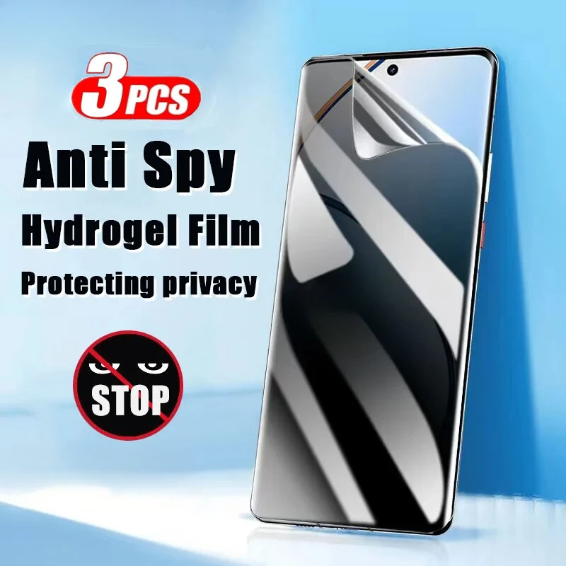Meizu20 Note22 mblu22 3 ชิ้น 999D Anti Spy ความเป็นส่วนตัวฟิล์ม Hydrogel นุ่มสําหรับ Meizu หมายเหตุ 
