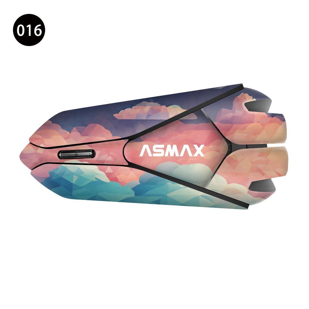 เหมาะสําหรับ ASMAX Z1 สติกเกอร์ชุดหูฟังบลูทูธตกแต่ง Latte Decals Shell ฟิล์มป้องกัน Leave ไม่มีสติกเ