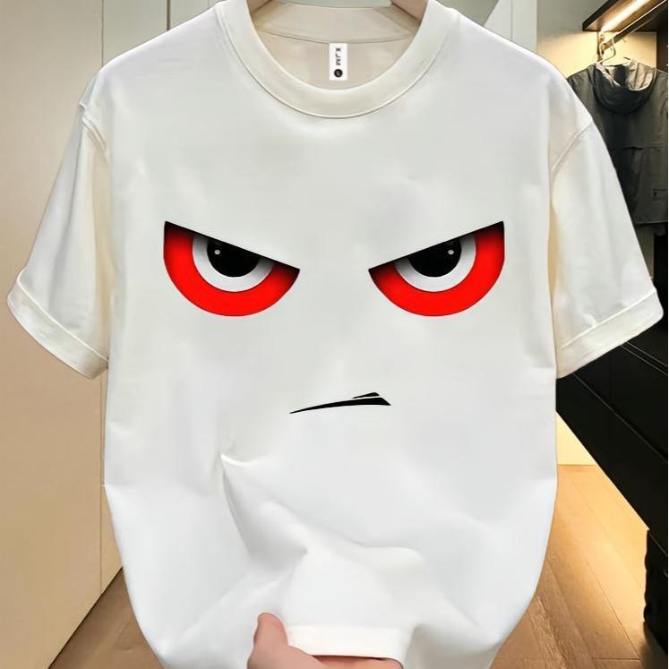 【XRP】【 Ssth】เสื้อยืดแขนสั้นหล่อตลกตาโตเสื้อยืดหลวมสำหรับผู้ชายและผู้หญิงที่มีรอบคอและทุกการแข่งขัน X