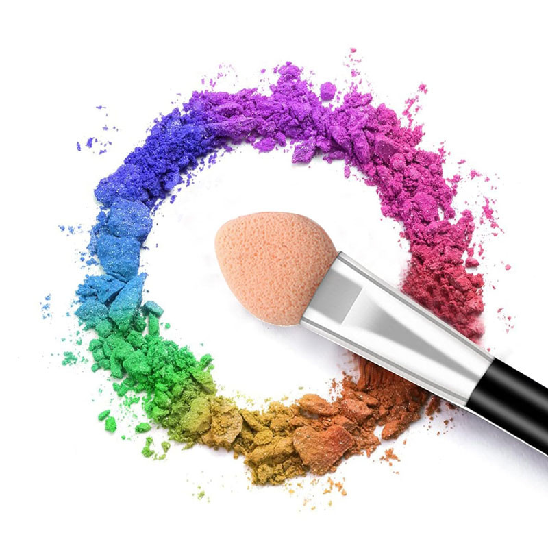 อายแชโดว์ Applicator Pro Sponge Double Ended Makeup Supplies แปรงทาอายแชโดว์แบบพกพา แปรงทาแป้งกระจกเล็บ ราคา ถูกที่สุด ดีลบีเคเค แกลเลอรีภาพที่ 2