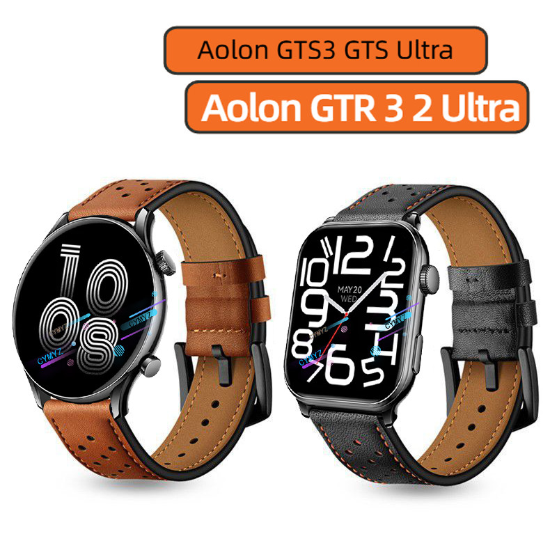 สาย Aolon GTR3 Aolon GTR 2 Ultra สายหนัง Aolon GTS 3 / Aolon GTS / GTS Ultra strap สายรัดข้อมือกีฬา