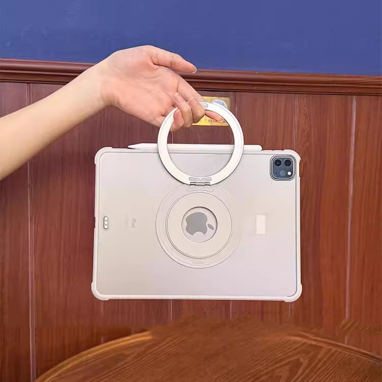 Frosted สําหรับ Samsung Galaxy Tab S10 FE 10.9 นิ้ว 2025 SM-X520 X526B A9 + 11 S8 S7 S10Plus S9FE + S8 Plus S7FE 12.4 แหวนแม่เหล็ก 360 หมุนอะคริลิคปกแข็ง - รูปที่ 2