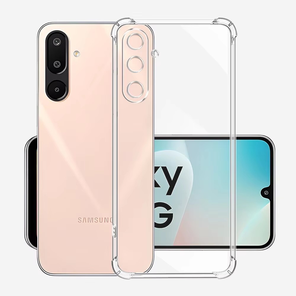 สําหรับ Samsung Galaxy M56 5G 6.74 นิ้ว SM-M566B ยืดหยุ่นซิลิโคนเหลวใส Anti-Yellowing ปกหลัง 4 มุมป้