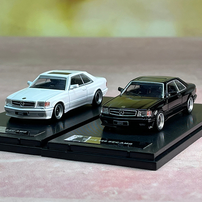 1: 64 Mercedes-Benz Benz 560 SEC AMG โมเดลรถอัลลอย