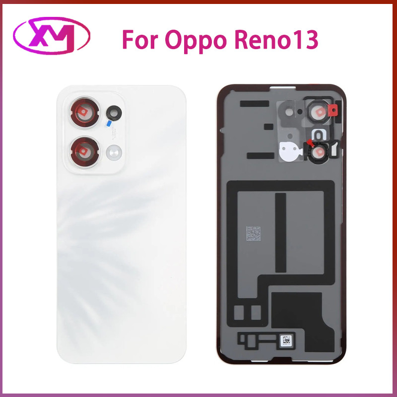 ฝาหลังแบตเตอรี่สําหรับ OPPO Reno13 พร้อมฝาครอบเลนส์กล้องโทรศัพท์ด้านหลังกรณีเปลี่ยน