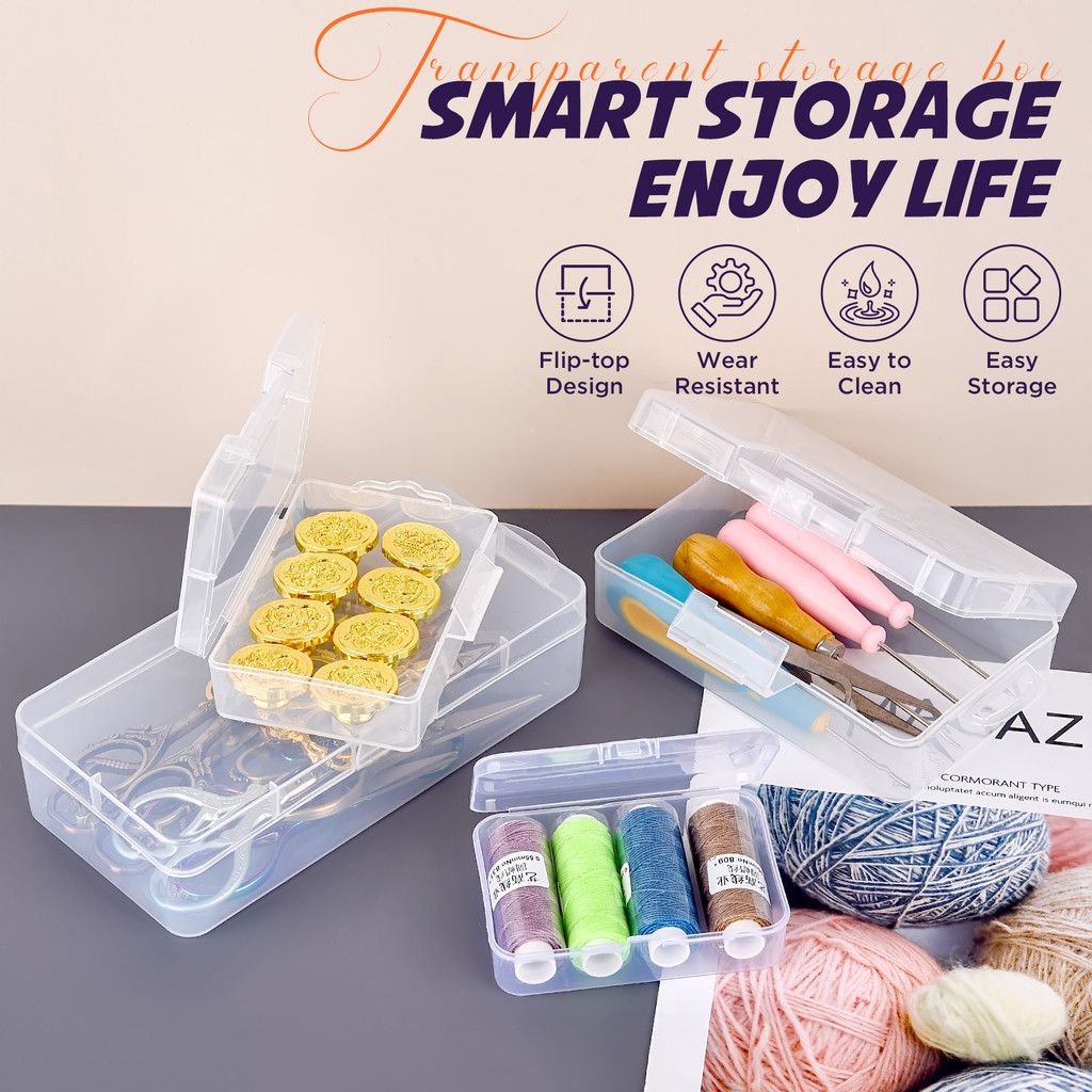 Boom กล่องพลาสติกใส 24 ช่อง สําหรับเก็บเครื่องประดับ แหวน ลูกปัด