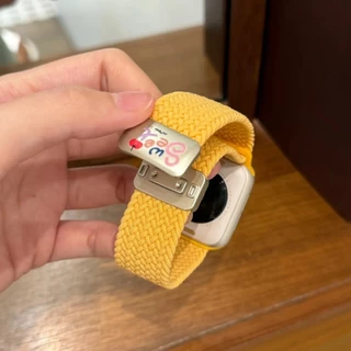 Y2k ฤดูร้อนสไตล์หมีแม่เหล็กสายรัดไนลอนสําหรับ Xiaomi Redmi นาฬิกา 6 5 4 Active Smartwatch สร้อยข้อมือ Redmi นาฬิกา 5 Lite น่ารักถัก Band