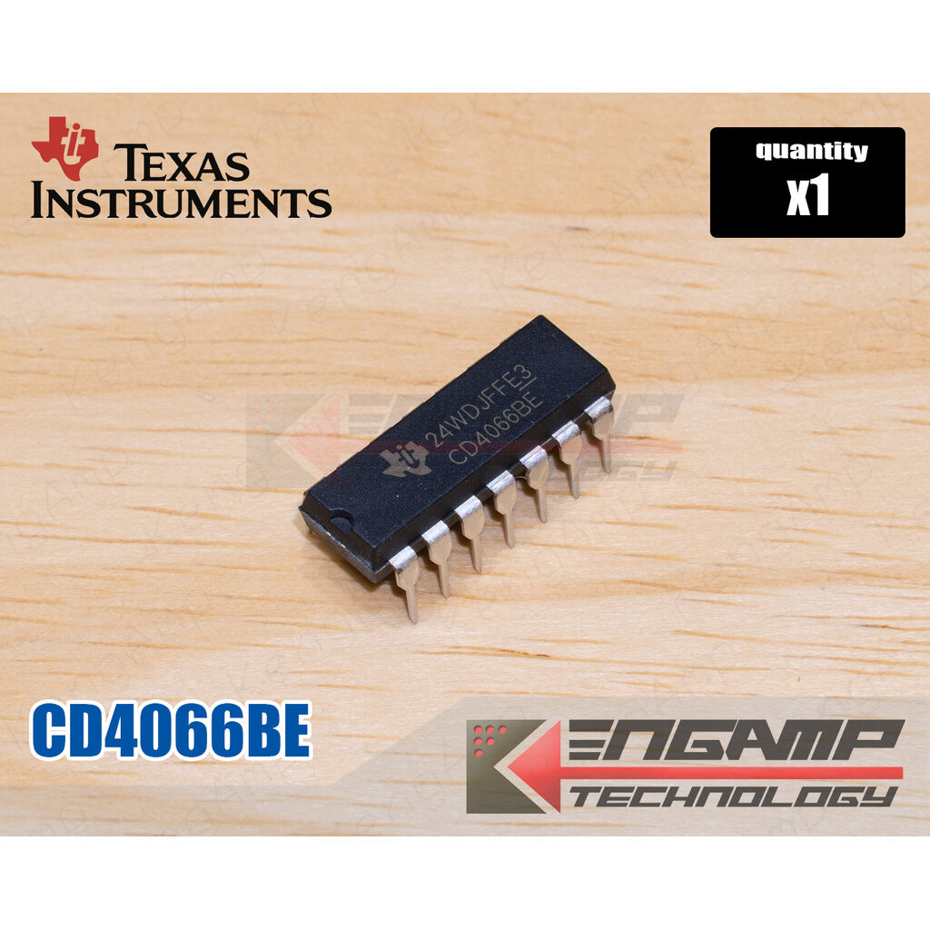 (1ตัว) [IC] CD4066BE CD4066 TEXUS CMOS Quad Bilateral Switch