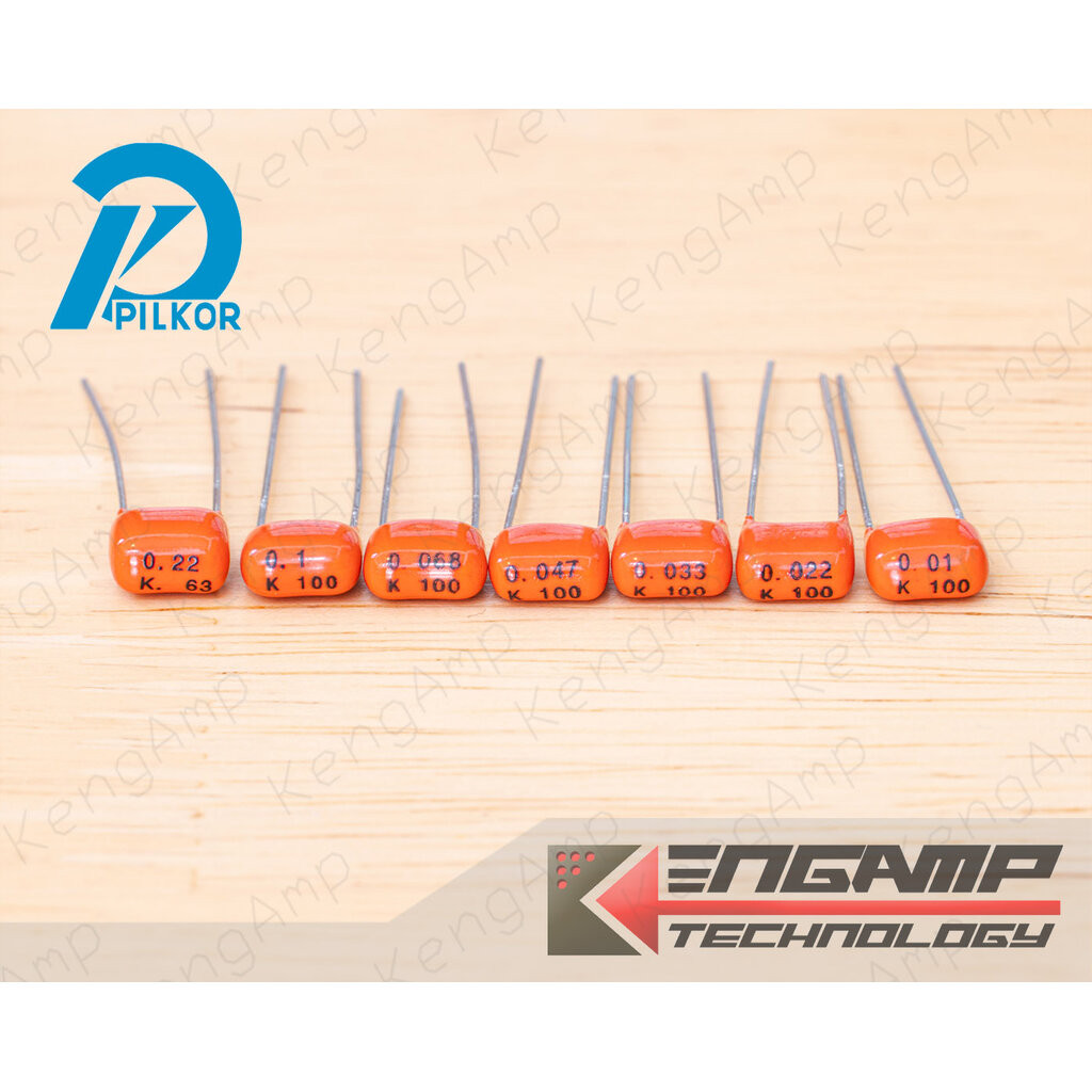 (สินค้ามีตัวเลือก) [F-CAP] Pilkor Metal Petp Film Capacitor MKT Series