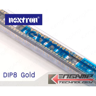 Socket DIP8 ขากลมชุบทอง 24K ยี่ห้อ NEXTRON