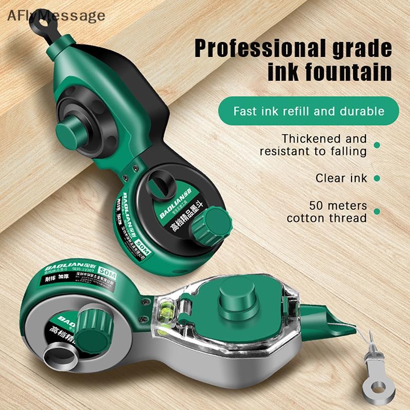 AFl Scrapies Ink Draw Line Marker Ink Marker หมึกก่อสร้าง Hand-Operated Carpenter เครื่องมือ TH
