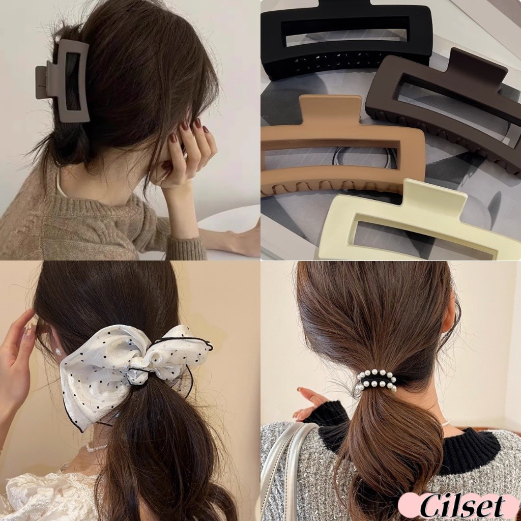 Cilset🛒พร้อมส่ง🎀กิ๊ฟ หนังยาง มินิมอล น่ารักมากๆสีพื้นสไตล์เกาหลี /TM-9/TM-10/TM-11