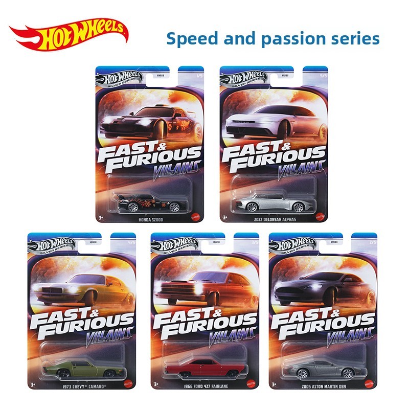 โมเดลรถเหล็ก Hot Wheels 1:64 Fast and Furious – มัสเซิล, JDM, คลาสสิก |   รถของเล่นภาพยนตร์สำหรับนักสะสม