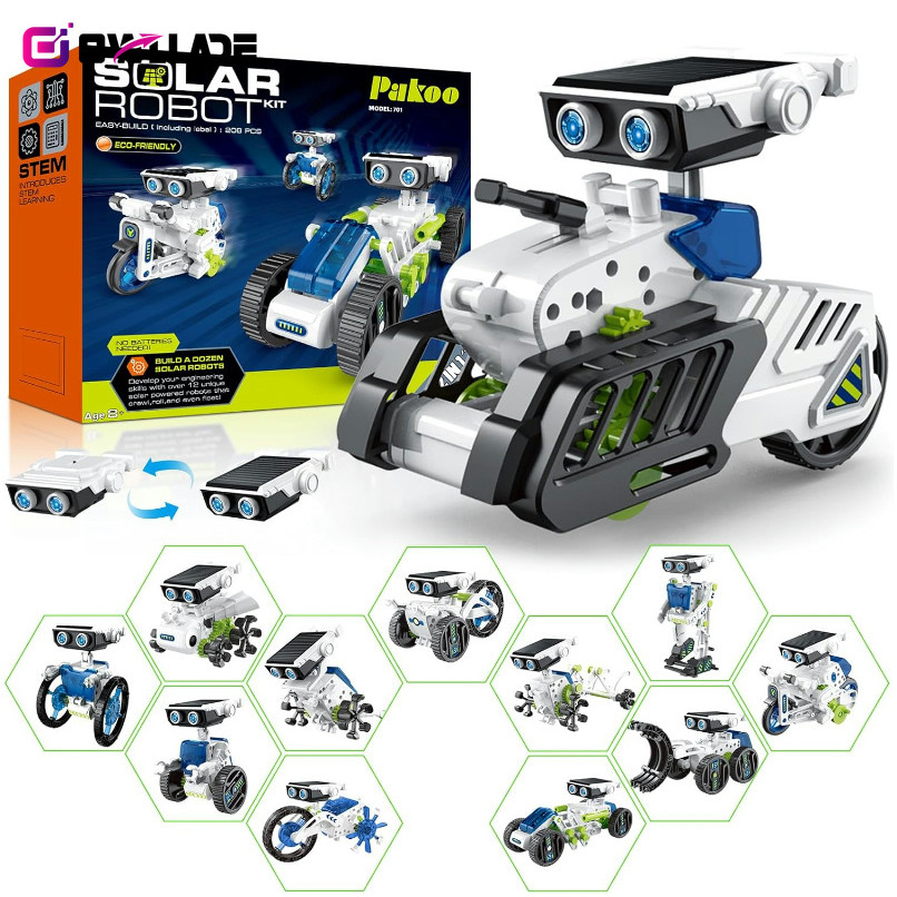 OWLLADE Stem การศึกษาพลังงานแสงอาทิตย์ Space หุ่นยนต์ของเล่นสําหรับเด็กของขวัญวันเกิดสําหรับชายชุดวิ