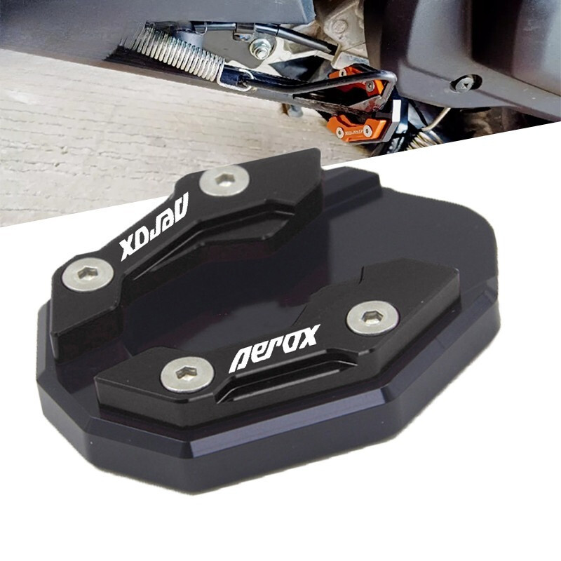 สําหรับ Yamaha Aerox155 Aerox V1 V2 รถจักรยานยนต์ Kickstand ขาตั้ง Extension Pad แผ่นรองรับ 1 PC
