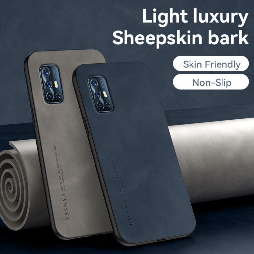 เคส vivo vivo V19 (Indonesia) V17 V19NEO 1919 V19 1933 Casing หนังแกะระดับไฮเอนด์ ทําจากเปลือกแข็งที่เป็นมิตรต่อผิว เคสโทรศัพท์ป้องกันการตกและดูดซับแรงกระแทก