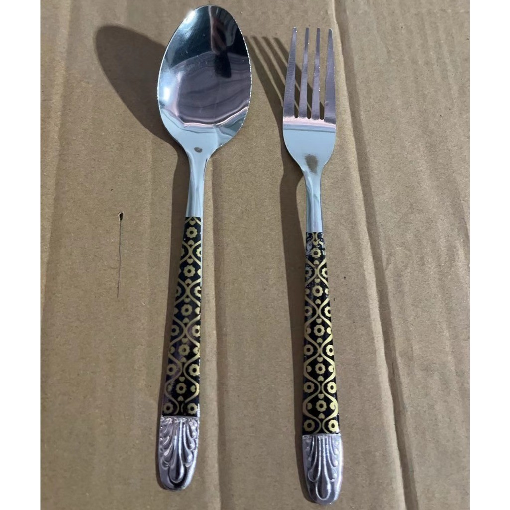🚚 ค่าขนส่งสนับสนุน 🚚 สแตนเลส พิมพ์บนโต๊ะอาหาร พร้อมชุดช้อนส้อมและช้อนอาหารตะวันตก 🚚 ส่งภายใน 24 ชั่วโมง 🚚
 - รูปที่ 6