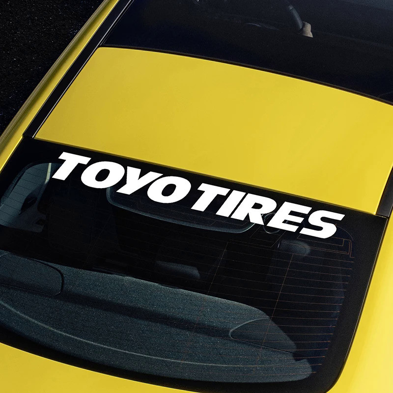 Letter Windshield Car Stickers Waterproof Non-fading Vinyl Auto Personality Large size Decorative St