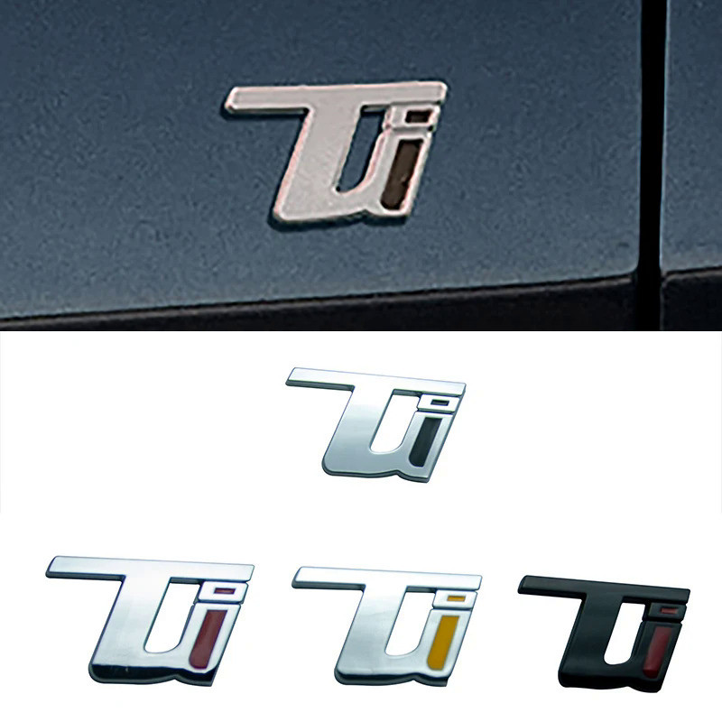 2024 TI Badge Fender Styling Decoration Car Stickers For Alfa Romeo Giulia Stelvio Modification Acce