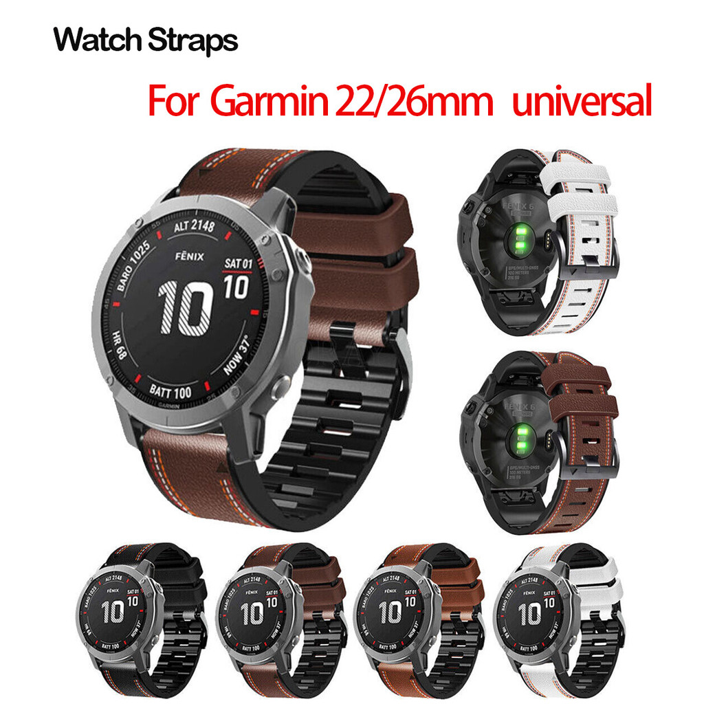 เหมาะสําหรับ Garmin Smart Watch Fenix8X 7 6X 6 5X 5 5S Pin รูปแบบซิลิโคนหนังสายคล้องคอ