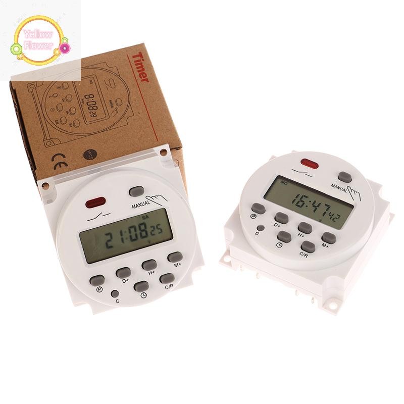 YellowFlower 1 PC 12V 24V 110V 220V CN101A ดิจิตอล LCD Power Timer โปรแกรมรีเลย์ CN101 Timer TH