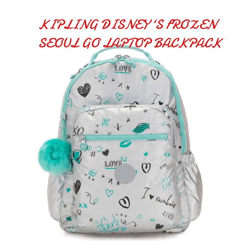 กระเป๋าเป้ กระเป๋าสะพายใบใหญ่ KIPLING DISNEY‘S FROZEN SEOUL GO LAPTOP BACKPACK  กระเป๋าเป้จากนวนิยาย