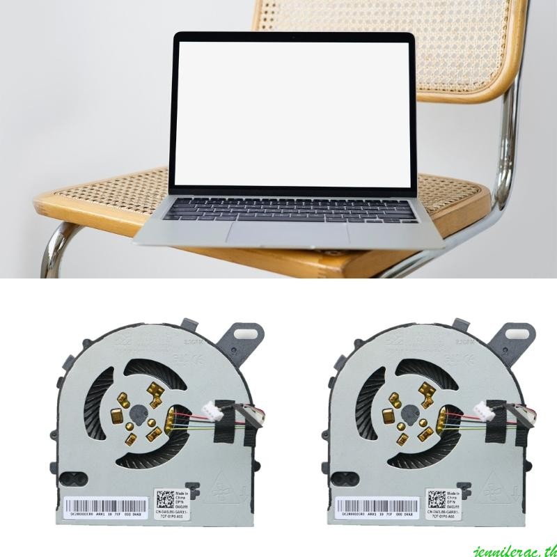 Jenniferac พัดลม CPU ใหม่สําหรับ Dell Inspiron 7560 V5468 V5568 P61F พัดลมระบายความร้อน CPU CN-0W0J8