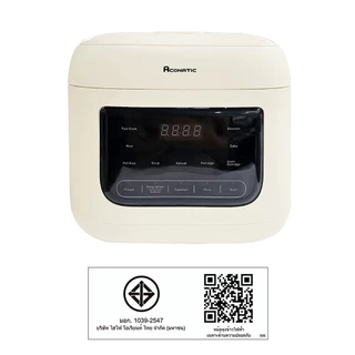 Aconatic หม้อหุงข้าว หม้อหุงข้าวไฟฟ้า ขนาด 1.2 ลิตร รุ่น AN-RCC1223 (รับประกัน 1 ปี)