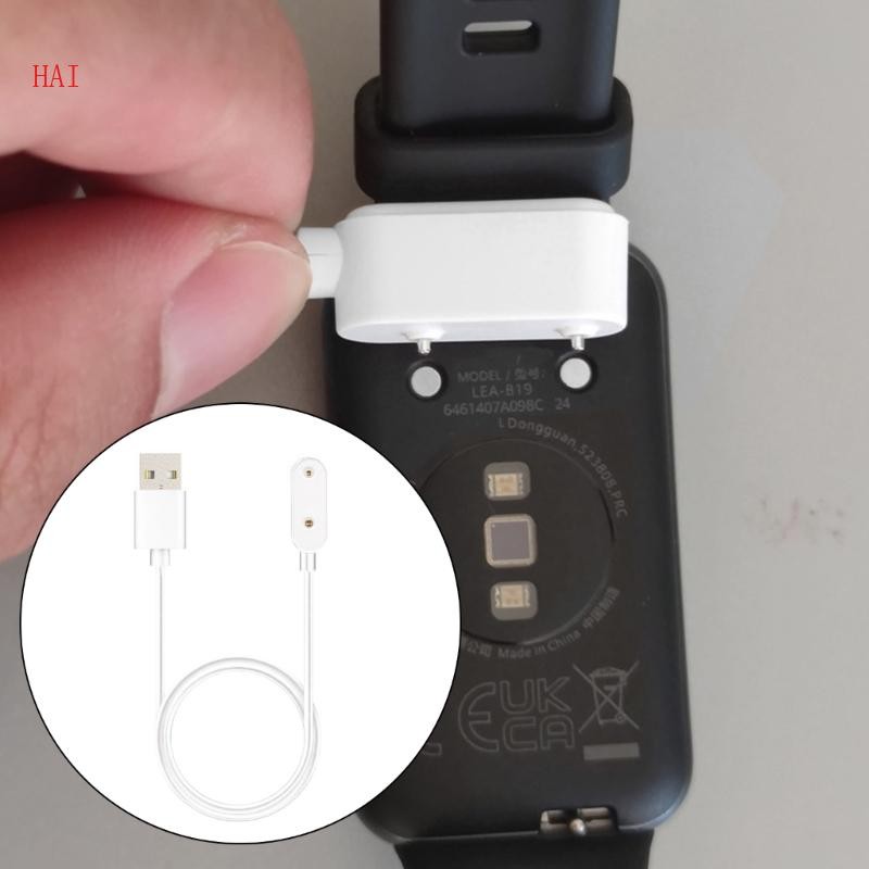 Hai สายชาร์จอย่างรวดเร็วและสะดวกสําหรับการเชื่อมต่อแม่เหล็กนาฬิกา Band 6