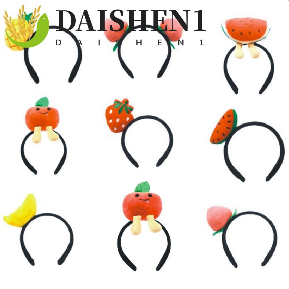 Daishen1 ที่คาดผม รูปการ์ตูนผลไม้ กล้วย และไดโนเสาร์น่ารัก สไตล์เกาหลี