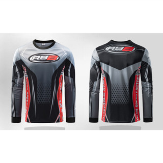 เสื้อกีฬาพิมพ์ลาย แขนยาว สีดํา เนื้อผ้าดี ซับเหงื่อ เบาสบาย …