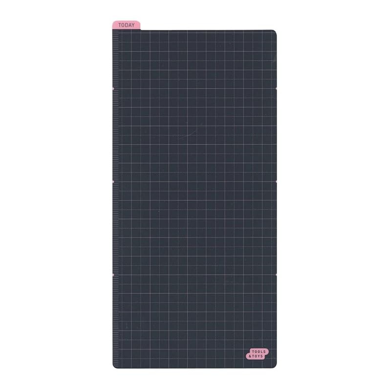Hobonichi Techo Navy x Pink Weeks-size underlay สําหรับ Hobonichi Techo อุปกรณ์เสริมสําหรับวางแผนของคุณ