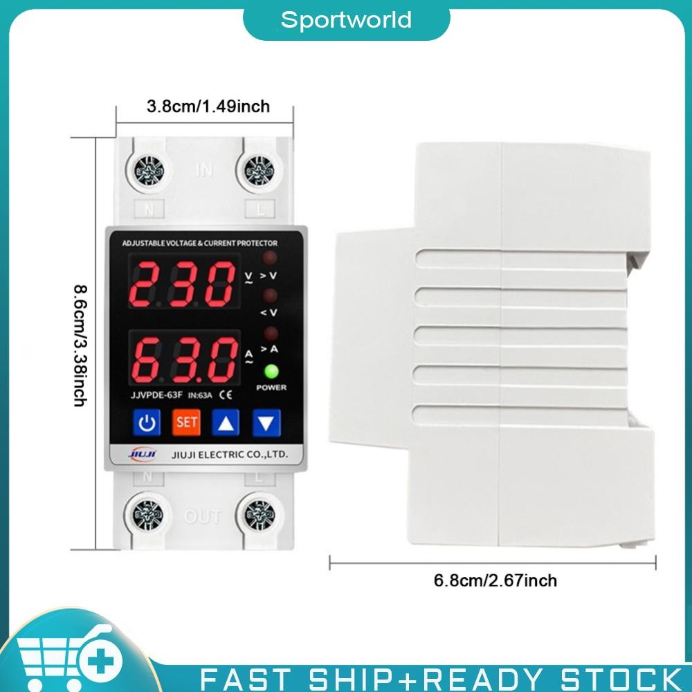 ป้องกันไฟตก ไฟเกิน ไฟกระชาก ปรับตั้งค่าแรงดัน Over Voltage and Under Voltage protective device protector relay - รูปที่ 7