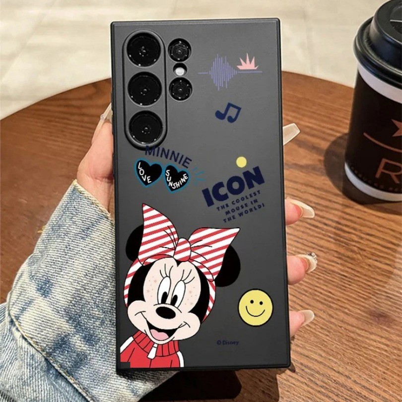 Disneys Mickeys Minnies เมาส์สําหรับ Vivo V30 V29 V27 V25 Pro V29 Lite V29e V27e เคสโทรศัพท์ซิลิโคนขอบสแควร์ปกอ่อน - รูปที่ 2