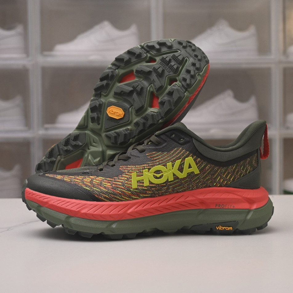 2024 ขายร้อน Heba HOKA ONE Mafate Speed 4 U nisex รองเท้าวิ่งระบายอากาศน้ําหนักเบาผู้ชายและผู้หญิงรอ