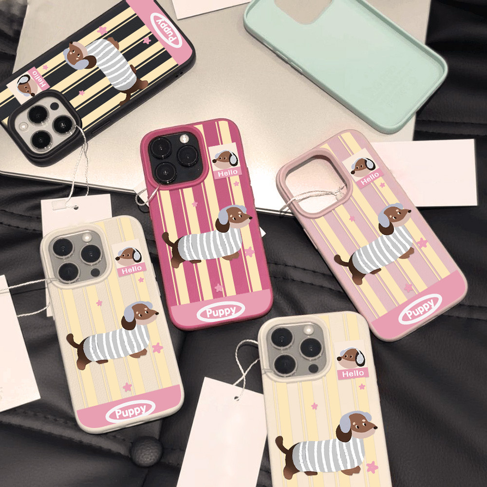เคสโทรศัพท์ For iPhone 17 AIR 13 11 16 12 15 14 Pro Max Plus 15Pro ซองหนัง ลายการ์ตูน กันกระแทก สีต่างๆ เคสมือถือน่ารักๆ
