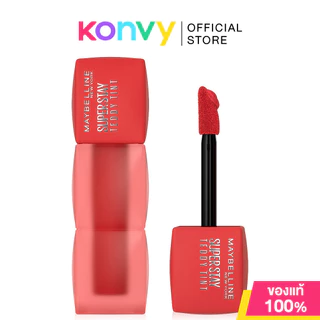 Maybelline New York Super Stay Teddy Tint 5ml เมย์เบลลีน นิวยอร์ก ลิปสติกเนื้อทินท์ สัมผัสนุ่ม