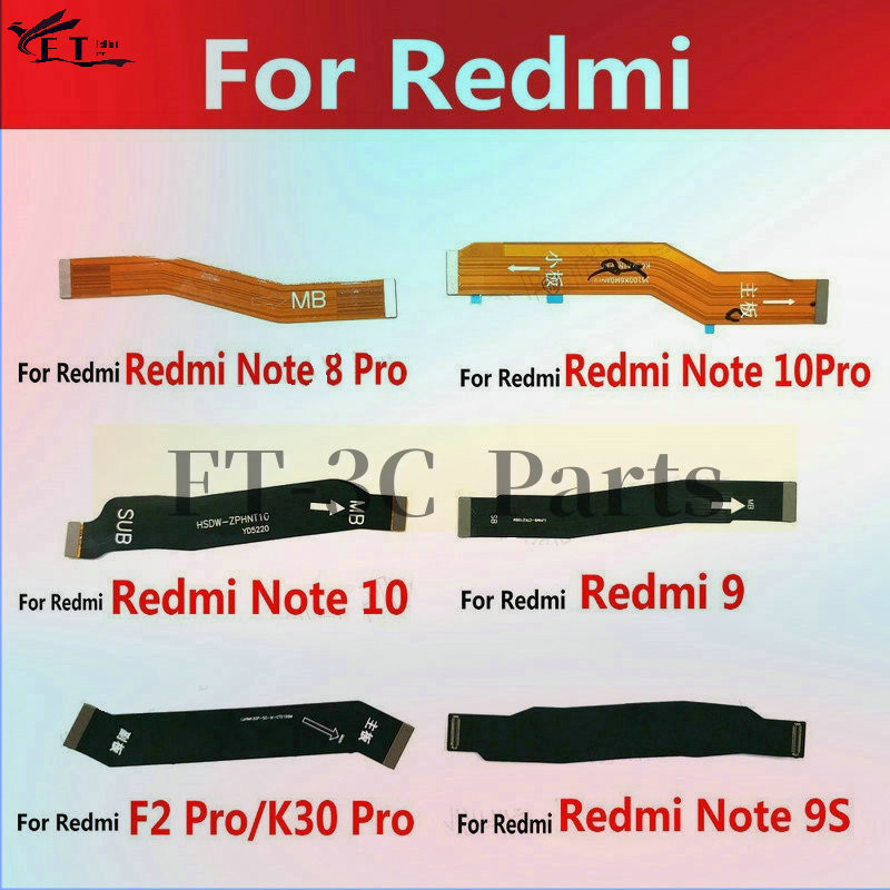 เมนบอร์ดหลัก Flex สําหรับ Xiaomi Redmi 9 9A 9C 6 6A 8A หมายเหตุ 10 8 7 6 Pro 5 5A F2 Pro K30 Pro Flex Logic Board