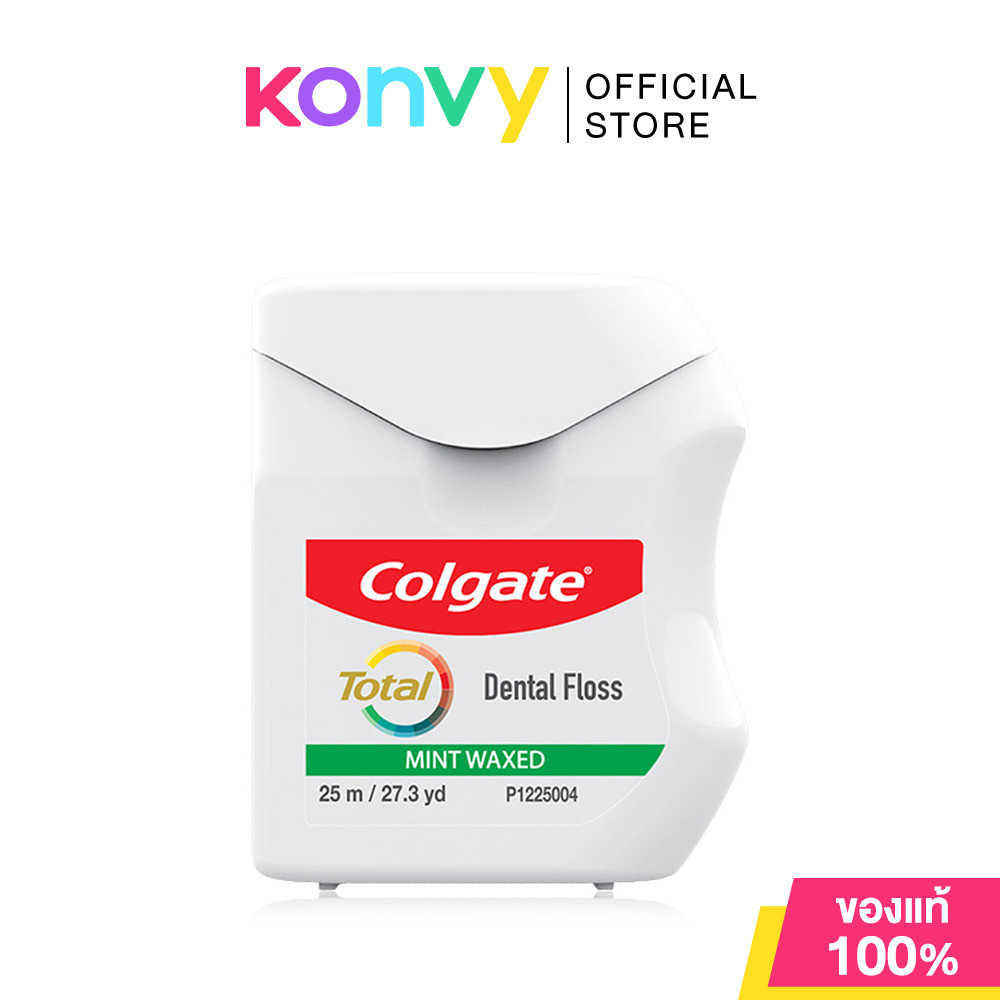 Colgate Total Mint Dental Floss 1pc ไหมขัดฟันคอลเกต โททอล มินท์.