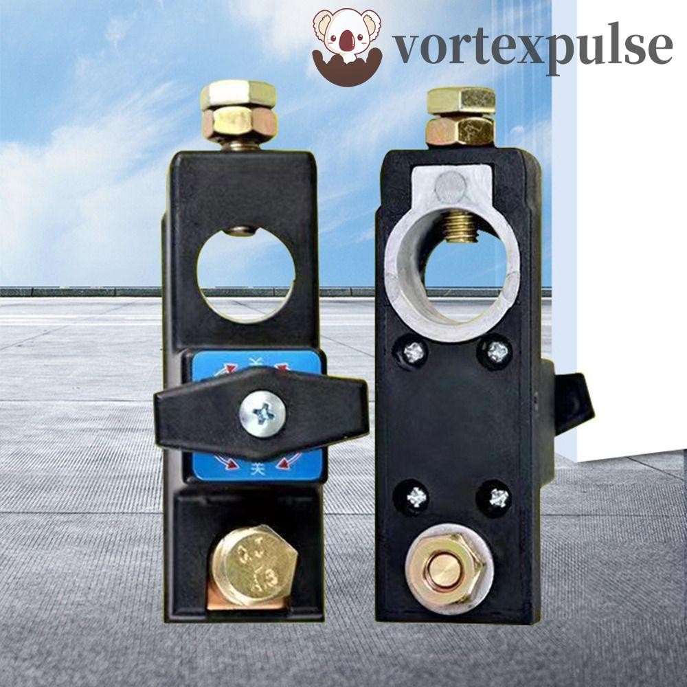 Vortexpullse สวิตช์ป้องกันการรั่วไหล, ตัดแบตเตอรี่ 12V/24V สวิตช์ตัดการเชื่อมต่อแบตเตอรี่รถยนต์, Leak-proof Disconnect โลหะทนทานขั้วแบตเตอรี่ตัดสวิตช์ฆ่า RV/ATV