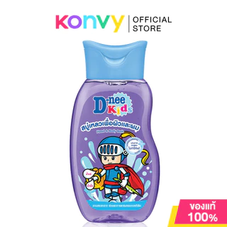 D-nee Kids Head & Body Bath ดีนี่ สบู่เหลวเพื่อผิวและผม 200ml (Green/Pink/Violet/Anti-Bac)