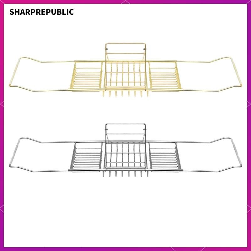 ชั้นวางของสแตนเลส ปรับระดับได้ สําหรับอ่างอาบน้ํา