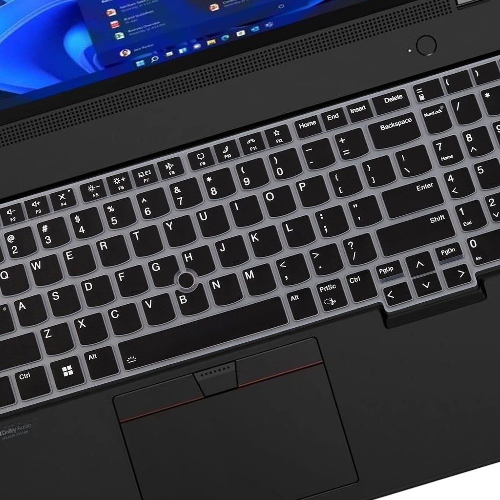 แป้นพิมพ์ซิลิโคนผิวสําหรับ Lenovo Thinkpad E16 Gen 1 16 ", Thinkpad T16 P16 P16v P16s Gen 2 16 ", Th