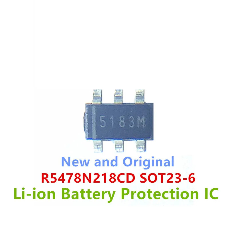 10PCS R5478N203CK 205CD 218CD 227CD 239CD 280CD 325CD Li-ion แบตเตอรี่ป้องกัน IC WOTX