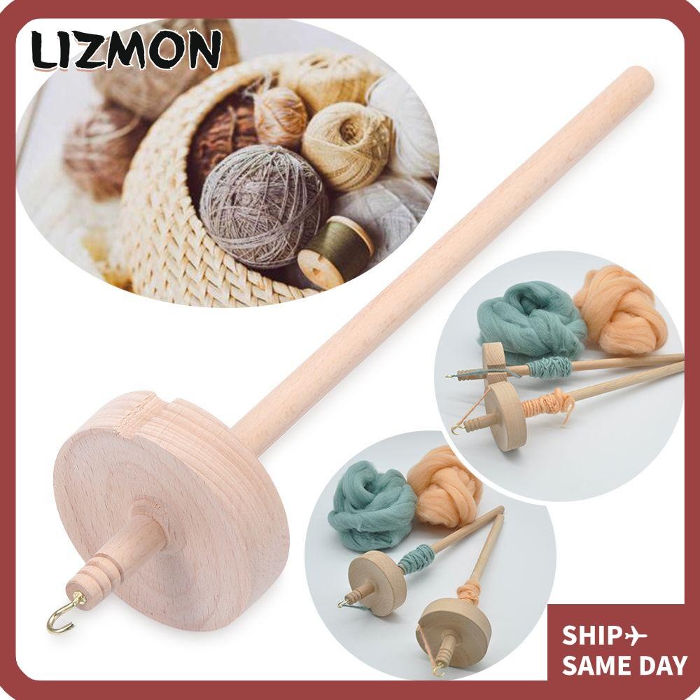 Lizmon Drop Spindle เริ่มต้น Wool Worrl Yarn Spin
